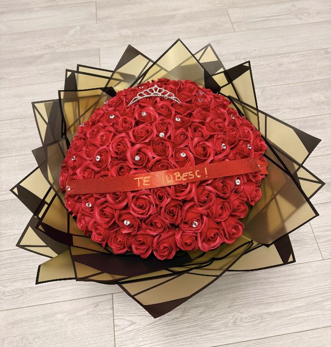 Buchet 101 trandafiri de sapun