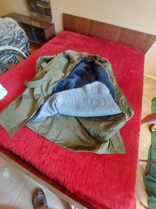 военна шуба с подплата