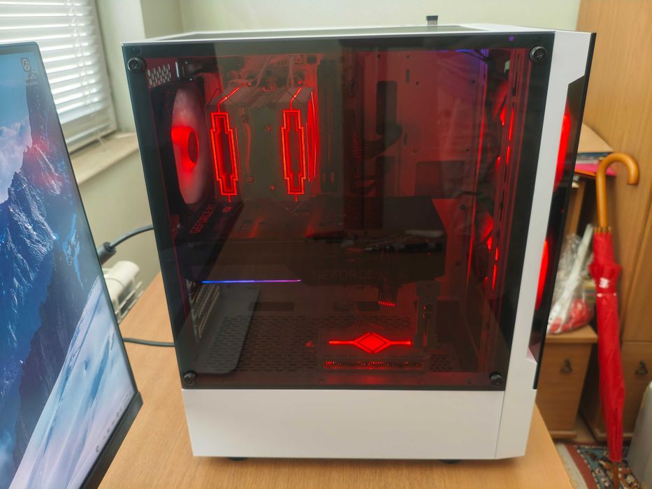 Геймърски компютър, Ryzen 5500, Rtx 3060Ti, 512Gb nvme, 1tb hdd, 16gb Ram