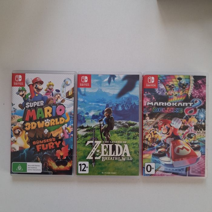 Nintendo switch OLED + 3 игры