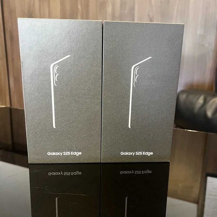 Samsung Galaxy S25 Edge S937 5G Dual Sim 12GB RAM 256GB - Titanium Jetblack Нов! 2г. гаранция!