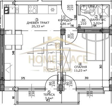 Продава се Двустаен апартамент в к.к. Златни пясъци - 54 кв.м за 1442 €/кв.м - Снимка #4