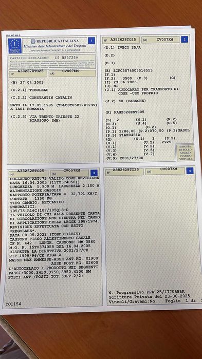 De vanzare iveco dayle