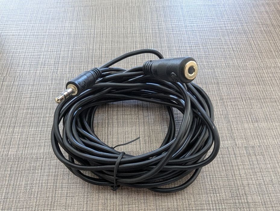 Удължителен кабел за слушалки 5м (3.5 мм жак]