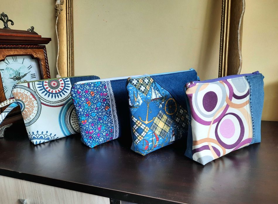 Дънкови цветни чанти LoVesy