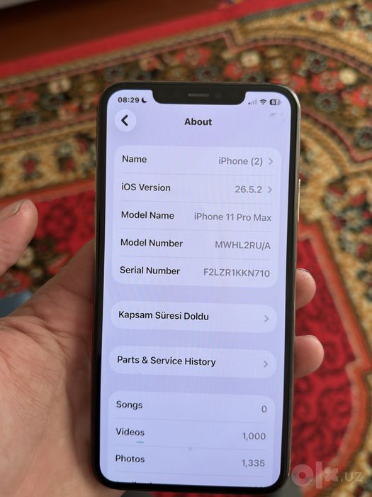Iphone 11 pro max 246 gold