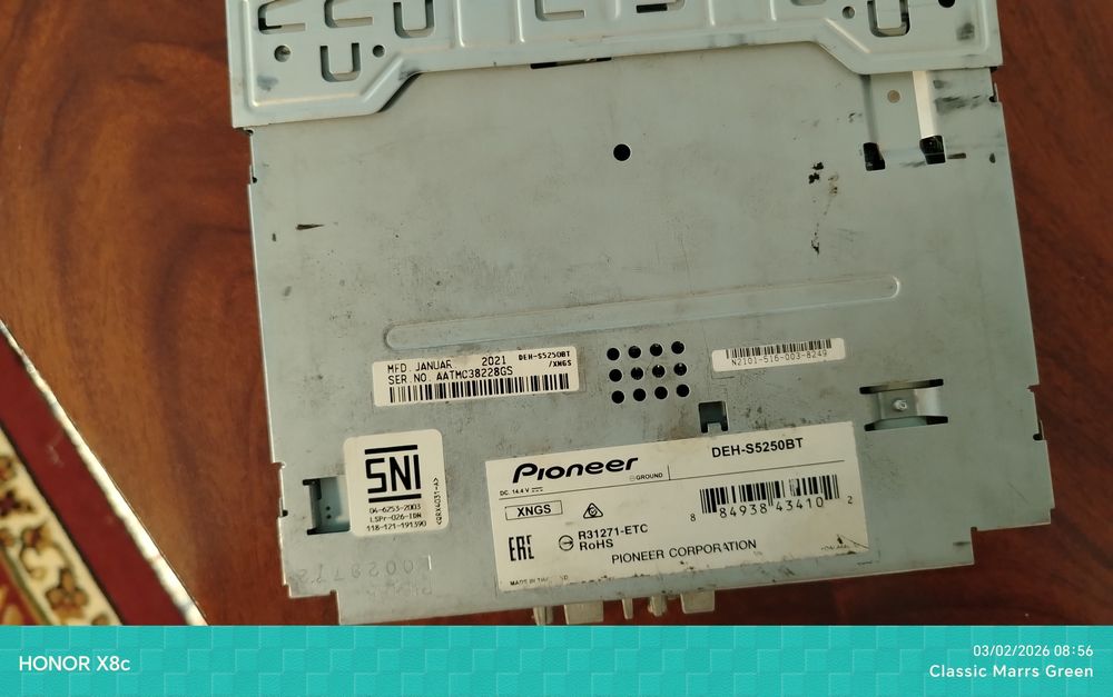 Авто магнитола пионер Bulltus aux usb dvd рабочи пулт ест оригинал