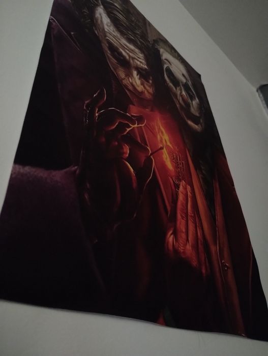 Poster Joker Heath Ledger si Joaquin Phoenix fanart afis wallpaper