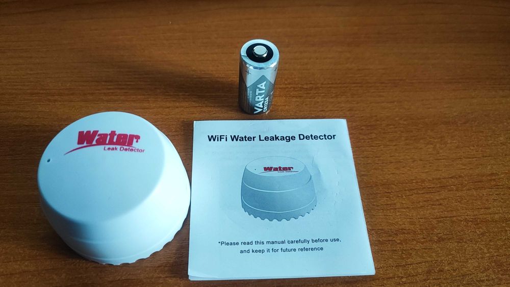 WiFi Smart Датчик за вода наводнение + батерия VARTA