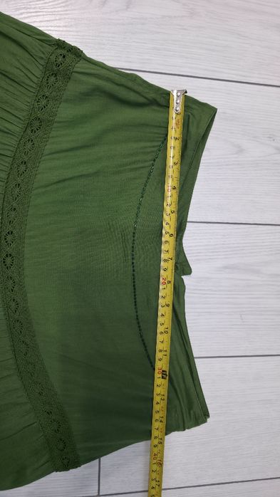 Fustă Maxi H&M Verde – 100% Bumbac, Stil Boho, Mărimea 36