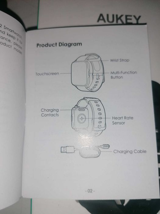 Ceas. Unisex. Smartwach. Aukey LS02