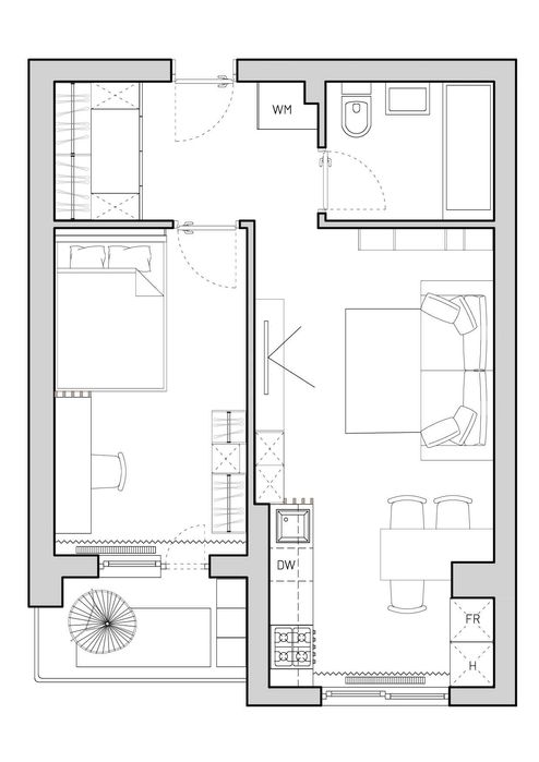 Apartament 2 camere Palladium Residence 1