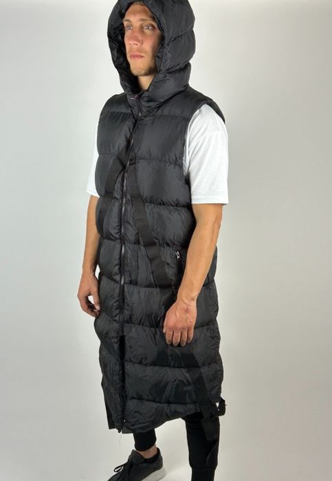 Мъжки puffer дълъг елек.  XL-XXL