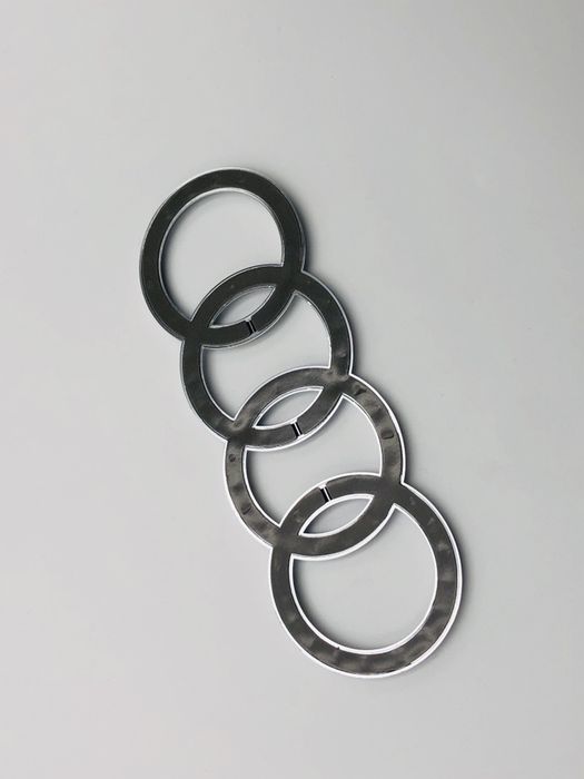 Emblema Audi spate 215 mm crom