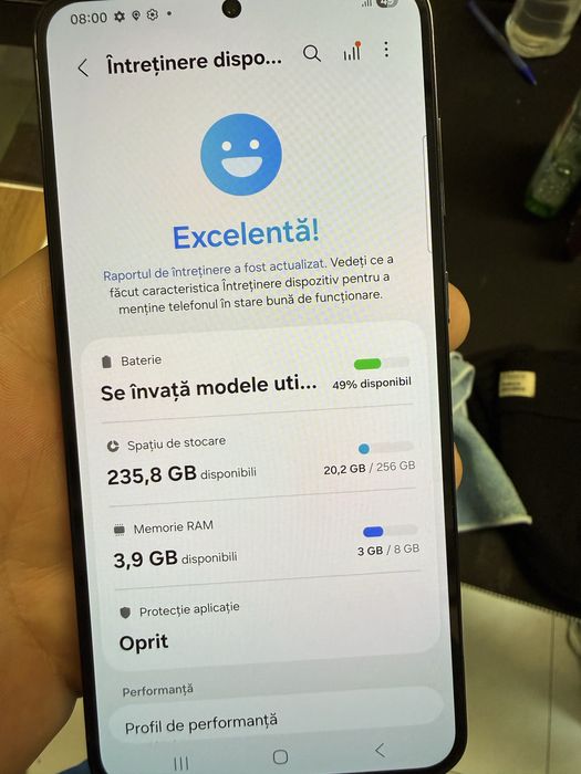 Samsung Galaxy S23 Plus impecabil 256GB, 8GB RAM, fara defecte