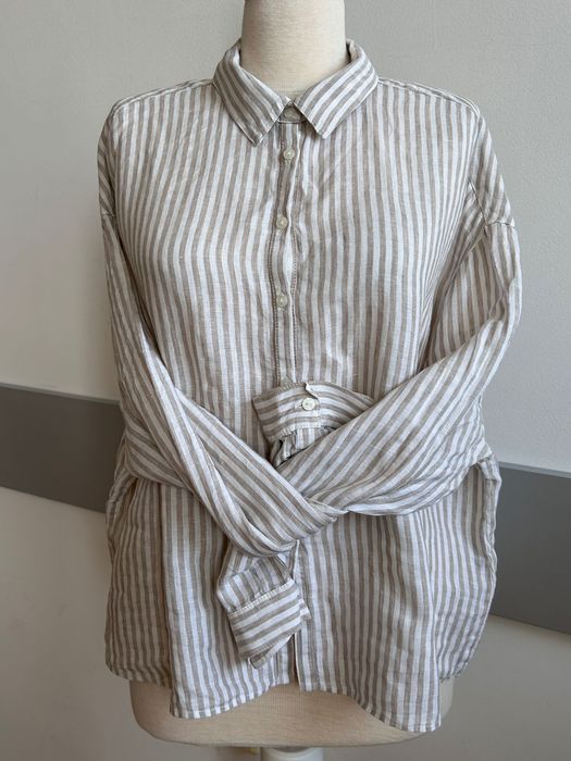 Massimo Dutti ленена елегантна туника