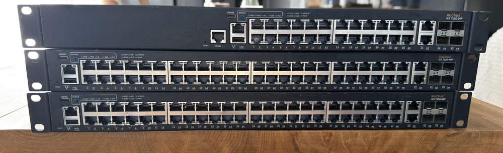 Switch POE + Brocade Ruckus ICX7150  48p Management  L3 Gigabit