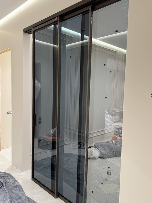 Лофт двери из алюминий Раздвижные двери