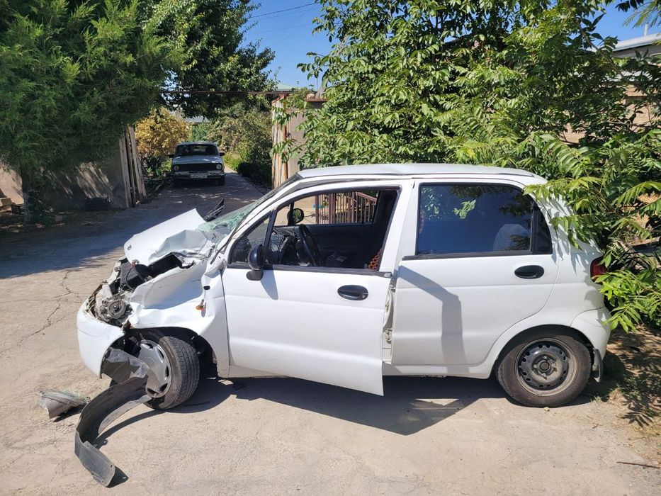 Matiz avariya holatida. Матиз авария холатида