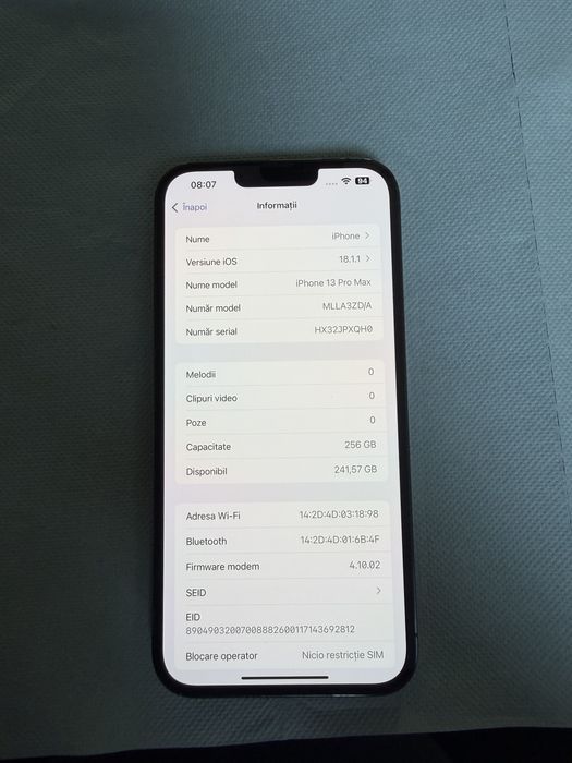 iPhone 13 pro max 256 gb