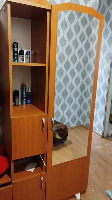 Секция от дърво и портманто от дърво