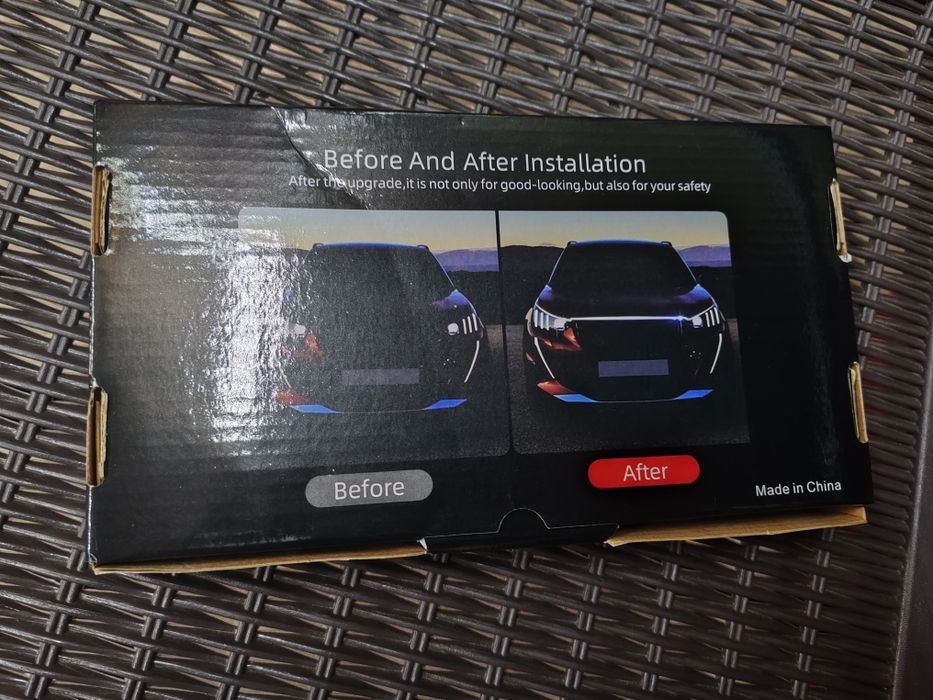 Car led hood lights auto