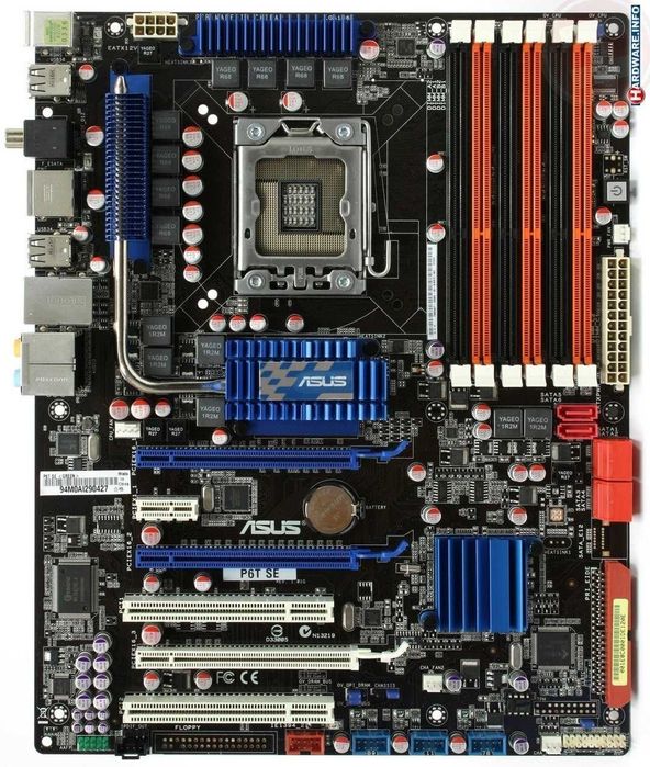 Дъно Дънна платка ASUS P6T SE X58 1366 DDR3 X5650 X5680 X5690