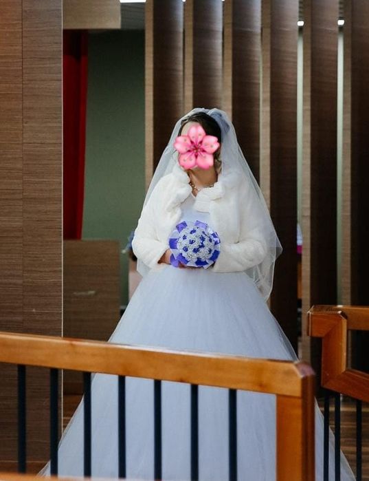 Свадебная шубка .