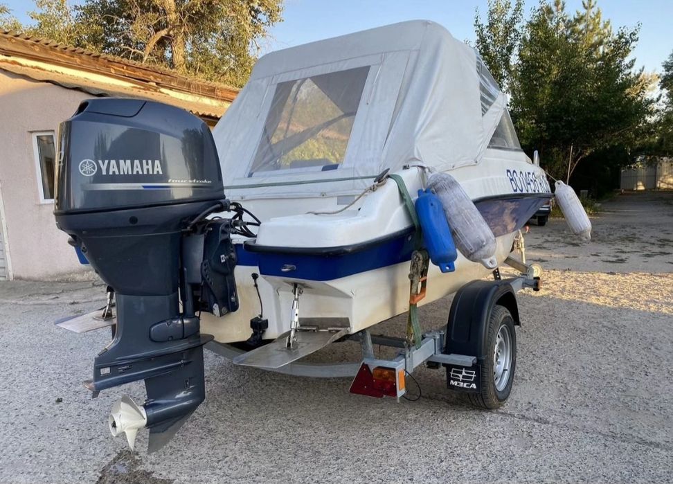 Продаётся катер Нептун 3DC +Yamaha 60 4т.инж. +прицеп мзса 2023г