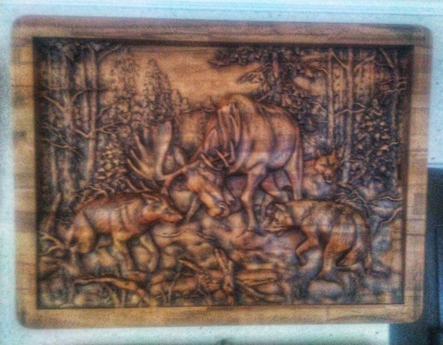 Резные картины для дома, для бани, для кафе.