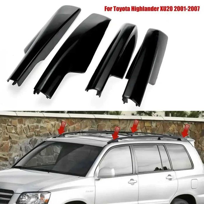 Заглушки на рейлинги на Highlander