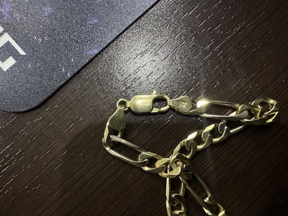 * Cartier 750 проба Италия заводская золотая оригинальная цепь 56гр