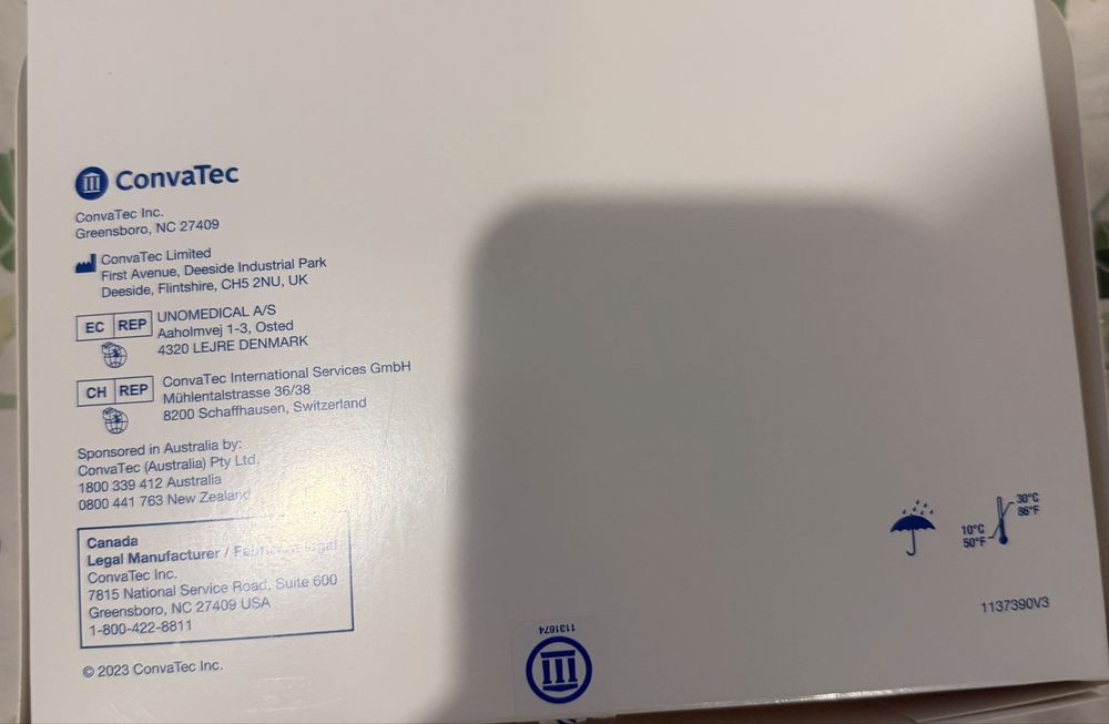 Conva Tec стомашни медицински торбички