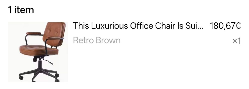 Луксозен офис стол