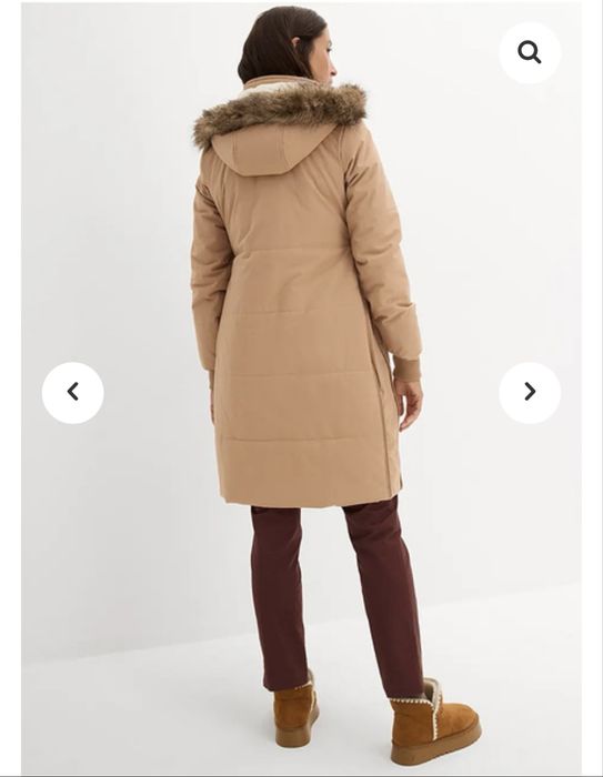 Ватирано яке за бременни с приставка за бебеносене