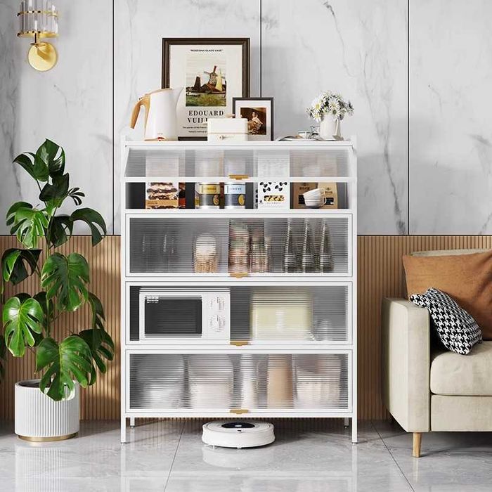 Po‘lat materialli oshxona shkafi/Буфет из стали для хранения на кухне