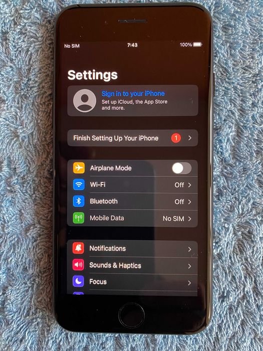 Iphone 7,Space Grey,32GB,97%-Kапацитет на батерията