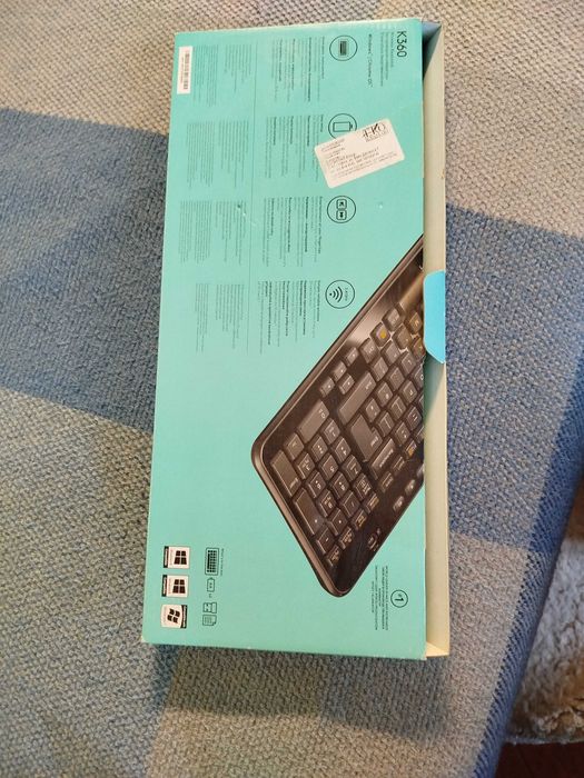 Logitech K360 Безжична клавиатура, използвана, в добро състояние