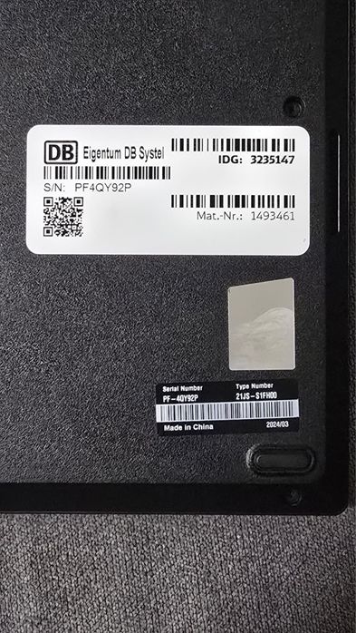 Vand lenovo ThinkPad