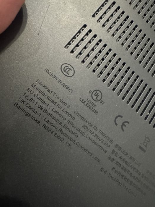 Lenovo Amd ryzen thikpad T14 gen 3 parola bios