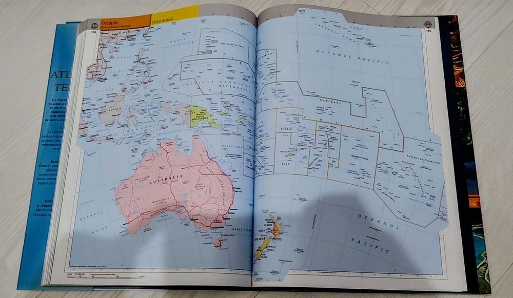 Atlasul Lumii - atlas geografic, 256 pagini, Editura Rao, 2008