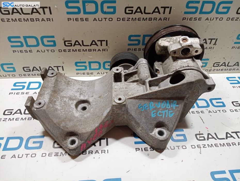 Suport Accesorii Pompa Servodirectie Servo Directie Compresor AC Clima cu Rola Role Intinzatoare Chevrolet Aveo T250 1.4 B 2005 - 2011 Cod 96352822 [M6663]