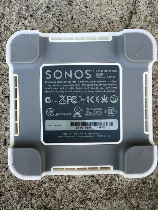 Sonos Bridge Switch