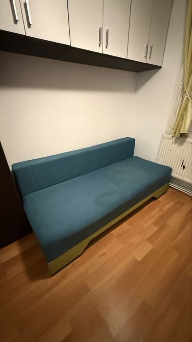 Canapea Extensibila Albastru-Verde