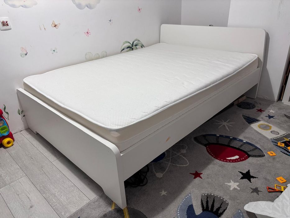 Pat ikea + saltea jysk + toper
