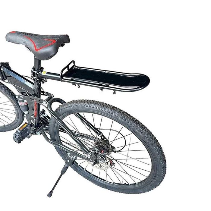 Универсален багажник за велосипед, Метален, Черен, 35х12см, До 10кг.