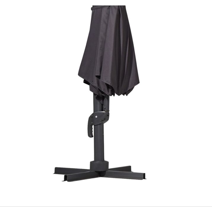 Umbrela aluminiu "Ronda", 400 cm, gri