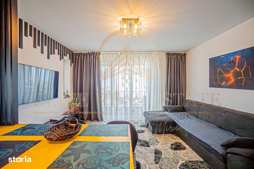 Tomis Plus - Apartament cu 3 camere, mobilat si utilat complet.