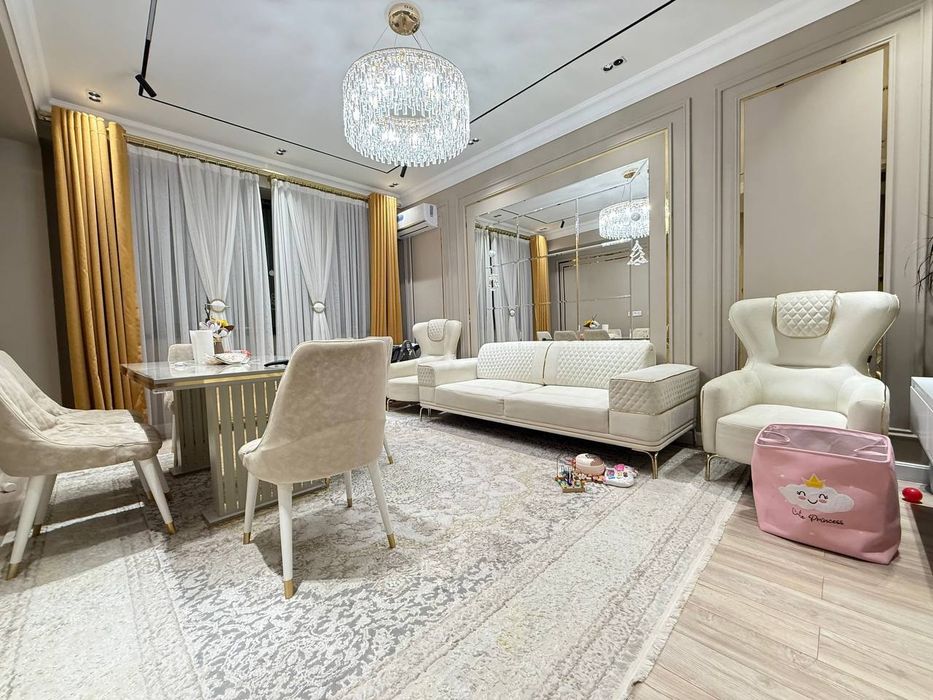 Продажа квартира 4х комнат 130м2 жк New Life ул Махтумкули Дуплекс сну