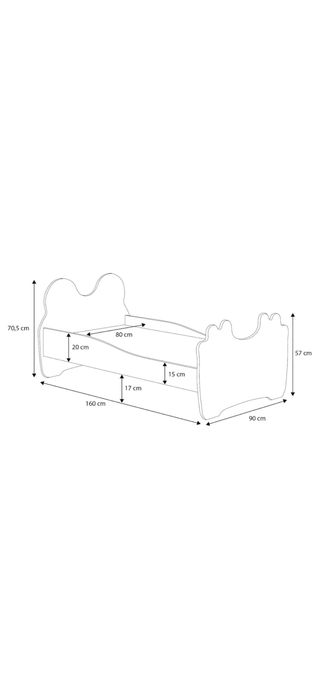 Pat copii Pink Cat un sertar,cadru si saltea inclusa